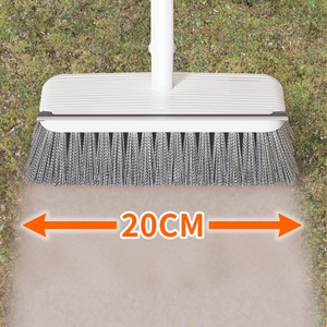 <span class=keywords><strong>Brosse</strong></span> métallique en acier inoxydable pour le <span class=keywords><strong>nettoyage</strong></span> de la maison <span class=keywords><strong>Brosse</strong></span> de sol pour piscine extérieure en mousse <span class=keywords><strong>Brosse</strong></span> à grattoir en acier à long manche - Product Image 2