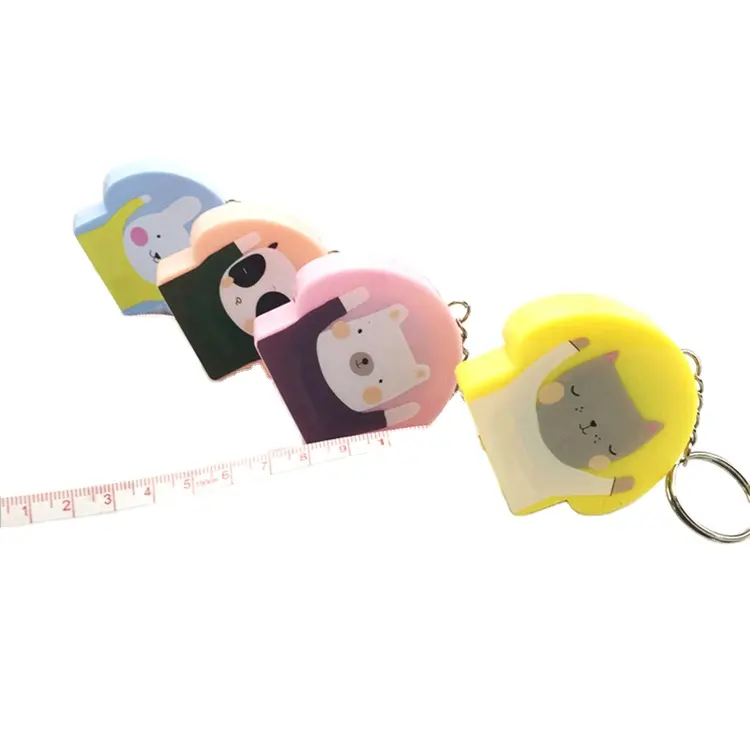1.5M 60INCH Mini Soft Lovely Cartoon Tape Measure with keychain