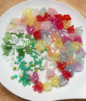 Kit de fabrication de plantes en perles DIY, kits de création de plantes en perles de verre, attrape-soleil floral, ensemble de démarrage pour l'artisanat de jardin avec perles de rocaille vertes en cristal