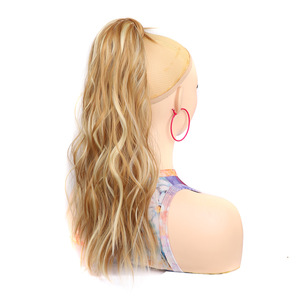 หางม้าแบบตีนตุ๊กแกสำหรับผู้หญิงหางม้าแบบย่นสไตล์ยุโรปและอเมริกัน - Product Image 4