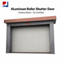 Porte de garage automatique moderne à panneaux plats en aluminium, silencieuse, isolée, pour usage résidentiel, volet roulant sur mesure, couleur RAL