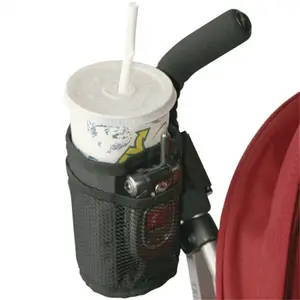 골프 카트 및 비치 범용 음료 홀더 용 자전거 물병 홀더 용 컵 홀더 네트 포켓 및 코드 잠금 장치가있는 액세서리