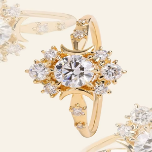 แหวนเพชรทรงกลมเจียระไนแบบ Brilliant Cut ที่สร้างขึ้นในห้องปฏิบัติการ พร้อมใบรับรอง IGI ตัวเรือนทอง 14K 18K สำหรับผู้หญิง เหมาะสำหรับเป็นเครื่องประดับหมั้น - Product Image 3