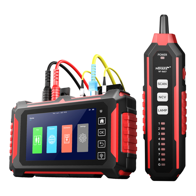 Noyafa NF-8607  All-in-One Fiber & Network Tester 150km OTDR PoE Cable Analyzer Multimeter for FTTH Installation