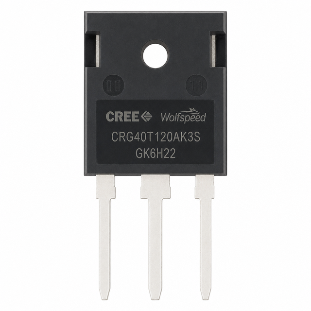 CRG40T120AK3S SiC MOSFET 1200V 40A High-Efficiency Switching for Solar Inverters EV Charging Industrial Drives TO-247