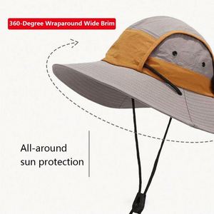 OEM Outdoor Sun <b>Hat</b> Custom Logo Embroidery <b>Bucket</b> <b>Hat</b> for Fishing and Hiking Color Matching Knit Design - Product Image 5
