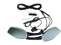 Caméra DVR pour voiture et moto, miroir DVR pour moto, conduite plus sûre, 2 canaux, caméra étanche LCD OEM universelle