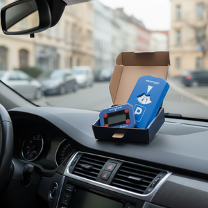 Disco de Estacionamiento Digital Electrónico Confiable, Ocultable con un Clic, Tarjetas de Estacionamiento Temporales de Plástico Modernas - Product Image 3