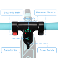 Trottinette Électrique Enfant 2026 en Promotion, Moteur Brushless 130W, Batterie Lithium, Alliage d'Aluminium avec Guidon Réglable et Système de Freinage Double