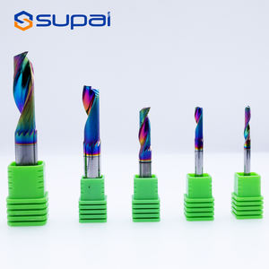 Fresa de topo de metal duro revestida de estanho de alta precisão com 4 flautas para máquinas de fresagem CNC e usinagem de metais OEM/ODM de alta velocidade 65HRC - Product Image 5