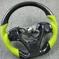 Volant sport en fibre de carbone forgée rouge, personnalisé et fait main, pour Camry Corolla Avalon 8ème génération 2018-2023