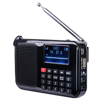 LCJ L-388 Pemutar Audio Mp3 Radio Bertenaga Surya Portabel dengan Senter Led dan Power Bank
