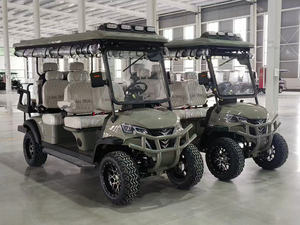 RENQI <b>Camping</b> Exclusive 6-seater Golf Cart Sunshade Cloth <b>Storage</b> <b>Box</b> 60V Battery 90km Range for Outdoor Exploration - Product Image 2