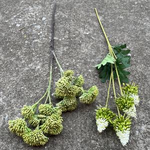 DD-001 <span class=keywords><strong>Flores</strong></span> <span class=keywords><strong>de</strong></span> Hortensia Artificiales <span class=keywords><strong>de</strong></span> Seda Verde al por Mayor, Estilo Nuevo, para Bodas, Uso en Interiores y Exteriores, Flor Artificial <span class=keywords><strong>de</strong></span> Seda Suave - Product Image 4