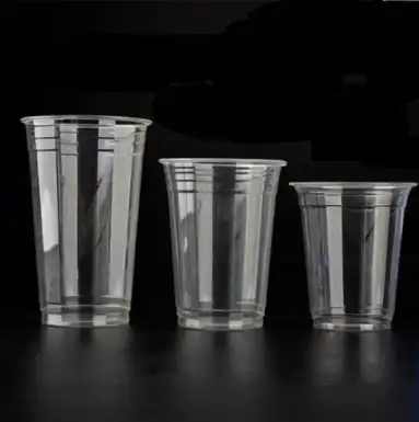 12oz 16oz 20oz eco friendly disposable compostable biodegradable clear PLA custom plastic cup