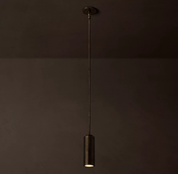 Suspension industrielle moderne en laiton, design créatif allongé, pour restaurant, salle de mariage, luminaire à tête unique