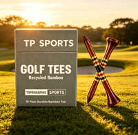 Outil de réparation de divots de golf en aluminium rayé 10000, réutilisable, doré, de luxe, économique, vente en gros, support personnalisé en bois et plastique