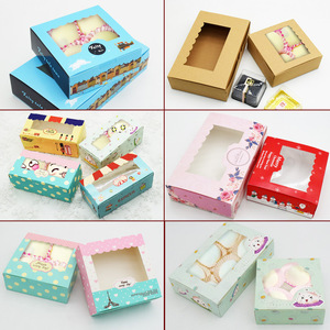 Pour <span class=keywords><strong>Amazon</strong></span> boîte de papier Kraft en <span class=keywords><strong>carton</strong></span> blanc transfrontalier pour la cuisson pâtisserie gâteau Dessert emballage alimentaire en gros livraison directe - Product Image 6