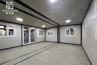 Villa préfabriquée moderne de luxe prête à l'emploi de 20 pieds et 40 pieds, isolée, portable, extensible, maison conteneur, 2, 3, 4, 5 chambres, maison mobile miniature