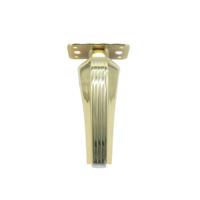 Pieds de lit, pieds de canapé, pieds de meuble en fer chromé doré, quincaillerie de luxe moderne, fabrication sur mesure