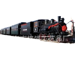 Tren Turístico de Vapor para Parques, Metálico, para Exteriores, con Capacidad para Más de 10 Pasajeros - Product Image 2