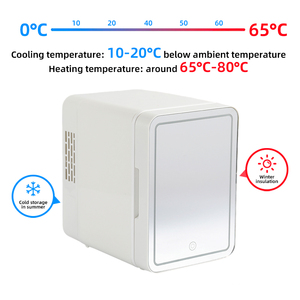 <span class=keywords><strong>Mini</strong></span> réfrigérateur électrique portable personnalisé de 4 L, petit réfrigérateur en plastique pour la maison, le dortoir, la voiture, utilisation compatible - Product Image 2