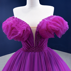 Robes de soirée de luxe Rsm67520 2022, robes de bal à épaules dénudées, robes de soirée Dubai - Product Image 4