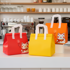 Mochila Térmica para Entrega de Alimentos, Bolsa Refrigerante Impermeable de Tela No Tejida, Bolsa de Reparto <span class=keywords><strong>Uber</strong></span> Eats, Logotipo Personalizado OEM - Product Image 4