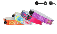 Bracelet en tissu vierge anti-effraction pour sublimation | Bracelet en polyester en gros pour festival de musique - Compatible avec la sublimation