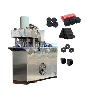 Presse hydraulique pour briquettes de charbon de bois, machine à charbon de bois eau-sable, machine de fabrication de charbon de bois pour barbecue - Product Image 1
