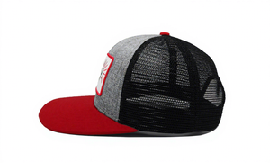 Casquette de camionneur ajustable à 6 panneaux avec patch brodé, dos en maille structurée bicolore, pour adultes, idéale pour les affaires et les activités de plein air – Fabrication vietnamienne - Product Image 3