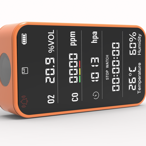 8 में 1 रिचार्जेबल गैस डिटेक्टर पोर्टेबल कार्बन मोनोऑक्साइड मॉनिटर ओ 2 मीटर ऑक्सीजन स्टॉप को एसडी कार्ड के साथ थर्मो-हाइग्रोमीटर - Product Image 2