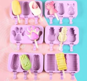 Moule à glace et à sucettes glacées en silicone, incolore, sans goût, compatible congélateur, gadget domestique fait main pour l'été - Product Image 6