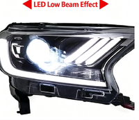 SINO – Phare avant pour Ford Everest, lentille LED modifiée Ranger, feux de jour Mustang, clignotants séquentiels