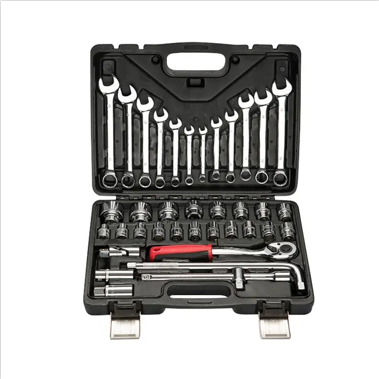38 Pcs Automotive Car Repairing Tool Kit Emergency Hand Combo Kits CRV Socket Wrench Tool Set