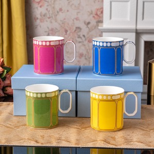 Artistic Panel Design Porcelain Tea Coffee <b>Mug</b> Packaged In Gift <b>Box</b> Makes A Stunning And Unique Present For Family Friends - Product Image 1