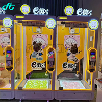 Machine de jeu de cadeau de Machine de prix de coupe de date rose automatique intelligente à pièces Machine de cadeau de ciseaux de garra