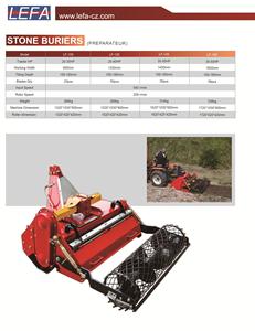 Tractor uso Rock Picker Stone burier cultivador para la venta - Product Image 2