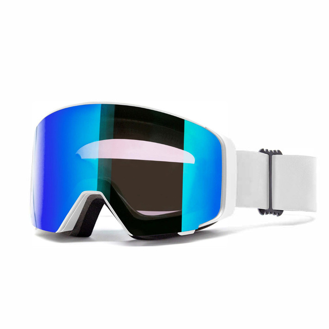 Odoland Kit De Lunettes De Ski Magnetique, Avec Lentille D Tachable Masque Snowboard Hommes Et Femmes Anti Uv400 Anti Bu E Coupe Vent Protection Sph Riqu
