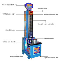 Machine de jeu d'arcade commerciale à 1 joueur à pièces Nouveau prix de loterie Hit Hammer Métal d'amusement pour enfants pour centres
