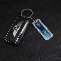 Porte-clés Souvenir en Alliage de Zinc Personnalisé avec Logo, Écologique, de Luxe, Tendance, pour Hôtels et Motels, Vente en Gros
