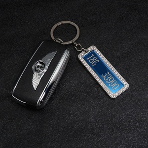 พวงกุญแจโลหะผสมสังกะสีแบบกำหนดเองสำหรับโรงแรมหรูหรา ของที่ระลึกพร้อมโลโก้สั่งทำ ขายส่ง - Product Image 6