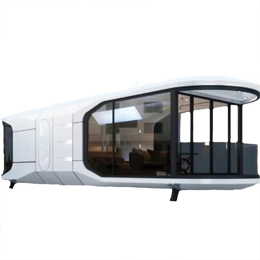 Casa mobile moderna e modulare da 20 piedi, casa portacontainer,