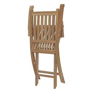 Juego de <span class=keywords><strong>comedor</strong></span> al aire libre de <span class=keywords><strong>teca</strong></span> para patio al aire libre de 7 piezas con muebles naturales - Product Image 5