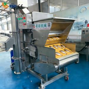 Machine de panure industrielle multifonctionnelle pour légumes, pommes de terre, patates douces, courges, snacks, certifiée CE - Product Image 6