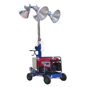 Mini Portable Mobile Light Tower supplier with Diesel Engine