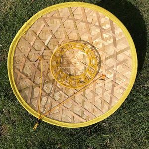 หมวกบักเก็ตสานจากไม้ไผ่กันฝน ป้องกันแสงแดด สำหรับตกปลา เดินทาง ท่องเที่ยว และปั่นจักรยาน ขายส่ง - Product Image 4