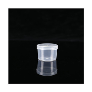 Vaso de plástico desechable de 120 ml con tapa de rosca para la recolección de orina y heces - Product Image 4