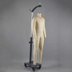 Maniquí personalizado de cuerpo completo para <span class=keywords><strong>hombre</strong></span>, vestido a medida con espuma viscoelástica, brazos desmontables, hombros plegables - Product Image 2