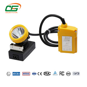 7.8Ahリチウムイオン充電式マイナーヘッドランプ地下炭鉱ヘルメットライトLEDマイニングキャップランプIP68評価 - Product Image 4